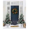 Jojoka 3ft Pre-Lit Christmas Tree, Artificial Xmas Trees with 78 Warm White Lights, Lightbox Base, Snow Flocked Xmas Trees for Home, Tabletop Decor - 3 of 4
