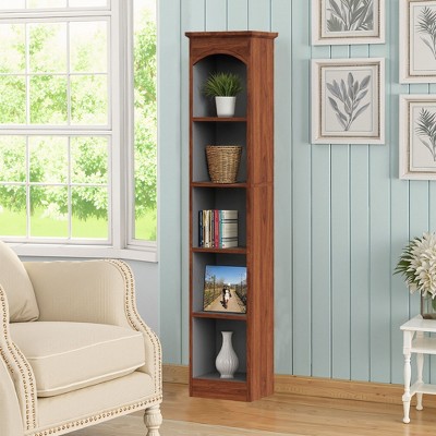 UbMelt 70.9 Inch Book Shelf with 5-Tier Storage Shelves Narrow Bookshelf for Narrow Space,Living Room,Bedroom,Office