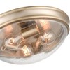 Millennium Lighting 3 - Light Flush Mount in  Matte Black - 3 of 4