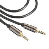 FosPower Audio Cable 1FT (2 Pack), Stereo Audio 3.5mm Auxiliary Short Cord Male to Male Aux Cable for Car, Apple iPhone, iPod, iPad, Samsung Galaxy, - 3 of 4