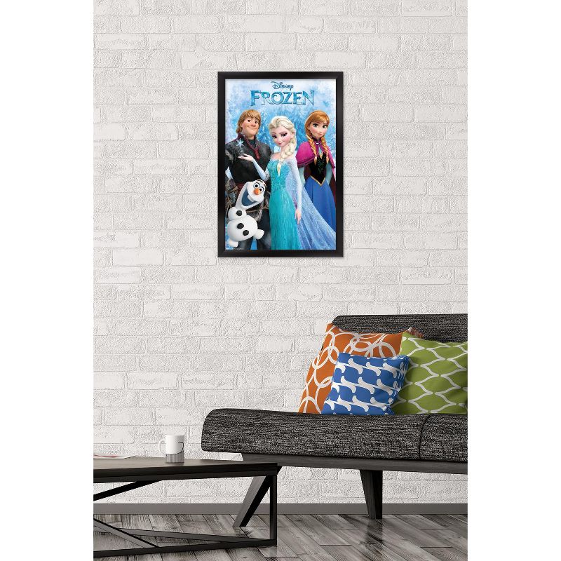 Trends International Disney Pixar Frozen - Group Framed Wall Poster Prints, 2 of 7