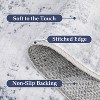 Washable Runner Rug Modern Abstract Non-Slip Stain-Resistant Indoor Carpet Hallway Low Pile Bedroom Laundry Entrance - 4 of 4