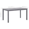 vidaXL Outdoor Dining Table Patio Table Garden Furniture Solid Wood Acacia - 4 of 4