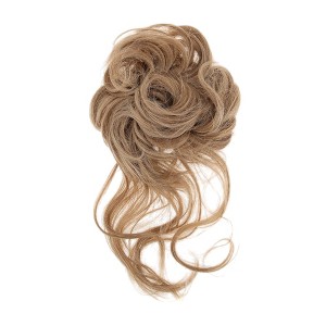 Unique Bargains Women's Nature Long Hair Wig Hair Clip 9.84" Brown 1 Pc - 1 of 4