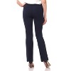 Rekucci Women's All Season Knit Secret Figure Bootcut Pants – Pull-On Comfort with Tummy Control - Navy, 2 - 3 of 4