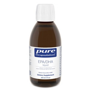 Pure Encapsulations EPA/DHA Liquid - Ultra-Pure, Molecularly Distilled Fish Oil Liquid - 7 fl. oz. - Lemon Flavor - 1 of 4