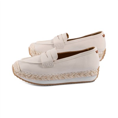 Women's Wo's Aviana Faux Leather Loafer - YELLOWBOX 9.5