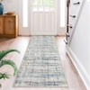 Washable Modern Abstract Rug Non Slip Low Pile Rug Soft Contemporary Throw Floor Cover Foldable Indoor Carpet for Living Room Bedroom - 2 of 4