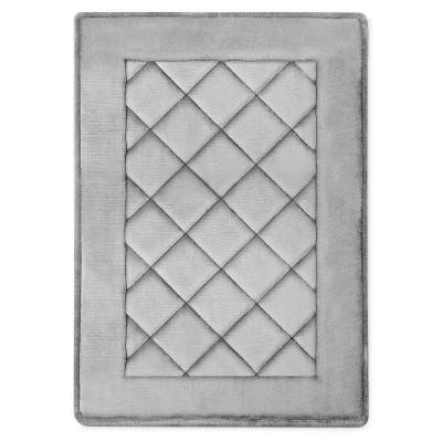 Scandia Home Indulgence Bath Rug - Charcoal - Size Medium