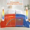 Tie Dye Electric Blanket, Soft Washable Electric Blanket, Heating Blanket for Bedding, With 5 Heat Settings - 2 of 4