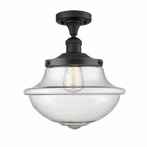 Oxford - 1 Light Semi-Flush Mount In Traditional Style-13.5 Inches Tall and 11.75 Inches Wide - 1 of 1