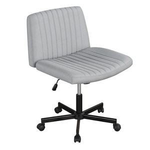 Tangkula Criss Cross Chair No Wheels w/Soft-Padded Wide Seat Adjustable Height Modern - 1 of 4
