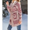 Women's Shawl Collar Cardigan - Hem & Thread - 3 of 4