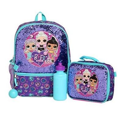 Lol doll backpack and lunchbox best sale