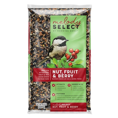 Melody Select 4.5lb Waste Free Nut & Fruit Bird Food : Target
