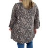 Women's Paisley Cross Front Tunic Top - JADE BY JANE - 2 of 3