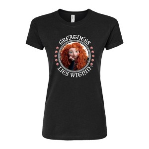 Women's - Disney - Merida Greatness Lies Within Fitted Graphic T-Shirt - 1 of 3