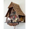 Quartz cuckoo clock 14 inch cottage design with animated woodchopper By River City Clocks - 3 of 4