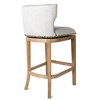Maven Lane Hugo Fabric Wingback Bar Height Stool - 3 of 4