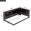 ALEXOUN Wood Twin Size Floor Bed with Storage Cabinets and Headboard for Kids Teens Boys Girls,Daybed for Bedroom Apartments - 3 of 4