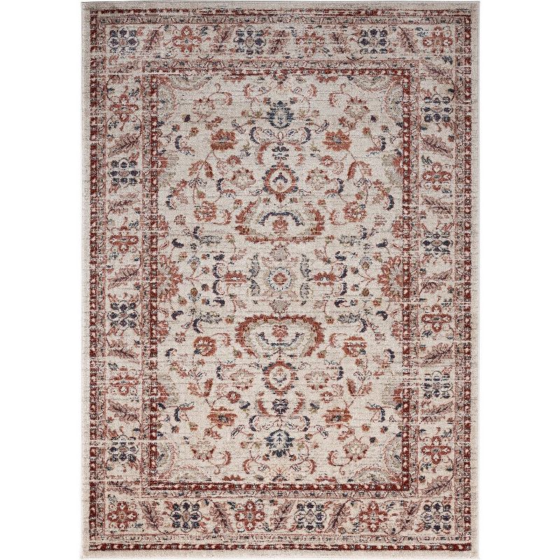 Luxe Weavers Contemporary Oriental Rug Non-Shedding Carpet, 2 of 11