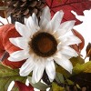 32" Harvest Sunflowers and Pumpkins Wreath - National Tree Company - image 3 of 4