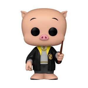 Funko Pop! WB100 Looney Tunes x Harry Potter: Porky Pig *Hufflepuff* (2023 Fall Convention) Vinyl Figure #1337 - 1 of 2