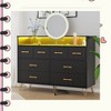 Garvee 8 Drawer Dresser with LED Lights & Charging Station - Modern Storage Organizer for Bedroom - 2 of 4