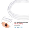 Unique Bargains Flexible Silicone Rubber Tube High Temp Water Air Hose Pipe for Pump - 4 of 4