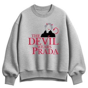 The Devil Wears Prada スウェット Women's - The Devil Wears Prada - Logo Oversized Fleece Crew