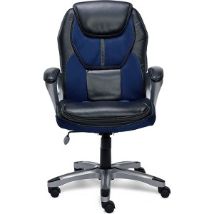 Works Executive Office Chair Streamline Blue - Serta