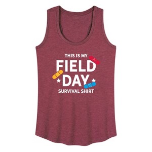 Women's - Instant Message - Field Day Survival Shirt Graphic Racerback Tank - 1 of 4