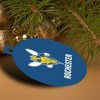 University of Rochester Primary Logo Aluminum Holiday Christmas Tree Ornament - 4 of 4