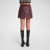 Women's Faux Leather Cargo Mini Skirt - Wild Fable™ - 2 of 4