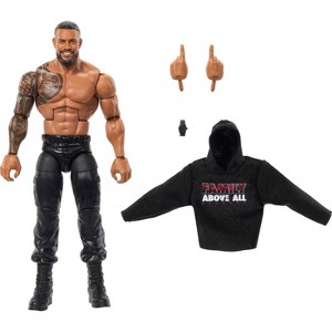 WWE Elite Roman Reigns Action Figure, Series #117 6" Collectible with Accessories - 1 of 4