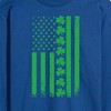 Men's - Instant Message - Lucky USA Flag Long Sleeve Graphic T-Shirt - 2 of 4