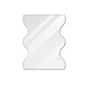 GlasFlength Decorative Wall Mirrors 29.5*35.4 Inch Bathroom Mirror Modern Wall Decor, Unique Style, for Entryway, Bedroom,Living Room, Washroom, Gold - 4 of 4