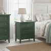 TiramisuBest 3-drawer Nightstand-Antique Green - 2 of 4