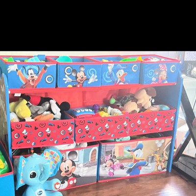 DELTA CHILDREN Multi Organizador Juguetes 9 Cajas Mickey