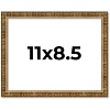 PosterPalooza | Photo Size Textured Gold Picture Frame - UV Acrylic, Foam Board Backing, Hanging Hardware - 3 of 4
