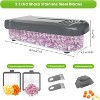Attop Multifunctional Food Chopper - Onion, Vegetable Slicer, Dicer, Potato Chopper - Vegetable Chopper with Container (4 in 1, Gray) - 2 of 4