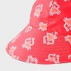 Baby Boys' Reversible Crab Swim Hat - Cat & Jack™ Orange - 4 of 4