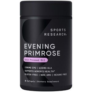 Sports Research Evening Primrose, Omegas and Fish Oil, Softgel - 1 of 4