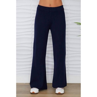 Women's Wo Knit Cozy Flared Pants - Milio Milano