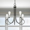 Livex Lighting Bari 5 - Light Chandelier in  Black - 2 of 4