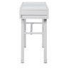 NicBex Home Office Desk 47" Modern Workbench with Drawer with Metal Slides, Recessed Panel and Metal Frame for Office, Study, Bedroom, White - 4 of 4