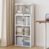 VECELO 4-Tier 224 Qt Plastic Storage Bins with Clear Magnetic Doors, 56 Gal Large Storage Organizer for Bathroom or Bedroom, White - 4 of 4