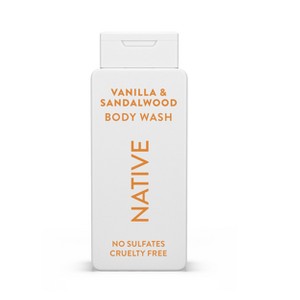 Native Body Wash for Men & Women - Vanilla & Sandalwood - Sulfate Free - 18 fl oz - 1 of 4
