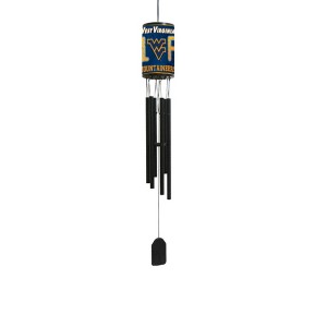 NCAA Wind Chime, #1 Fan with Team Logo - West Virginia Mountaineers - 1 of 2