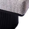 NicBex Storage Bench Upholstered Bench with Chunky Legs Light Grey Boucle Fabric for Bedroom, Entryway, Black - 2 of 4